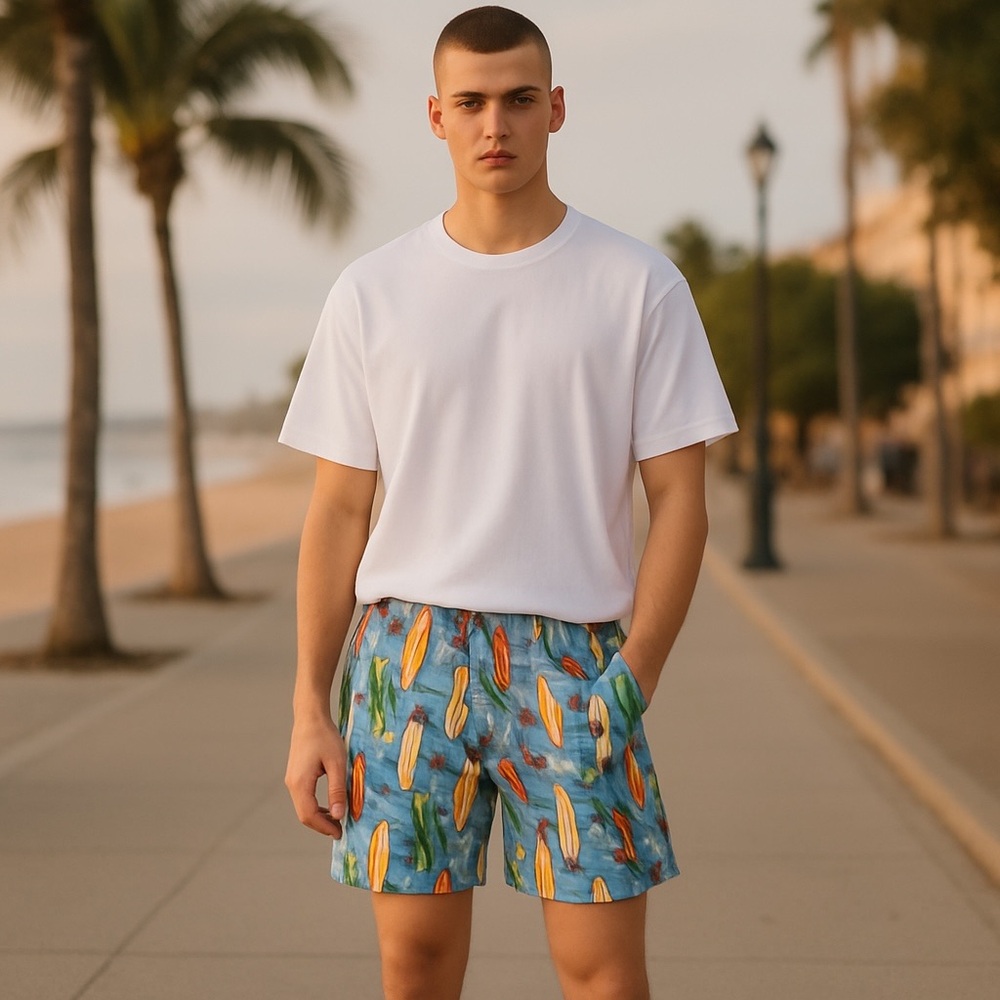 Nautica Surfing Men's Swim Trunks - Vintage Board Shorts
